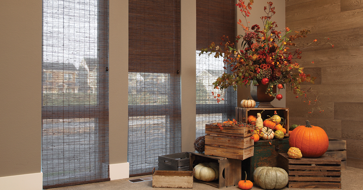 Woven Woods Shades_Fall Theme
